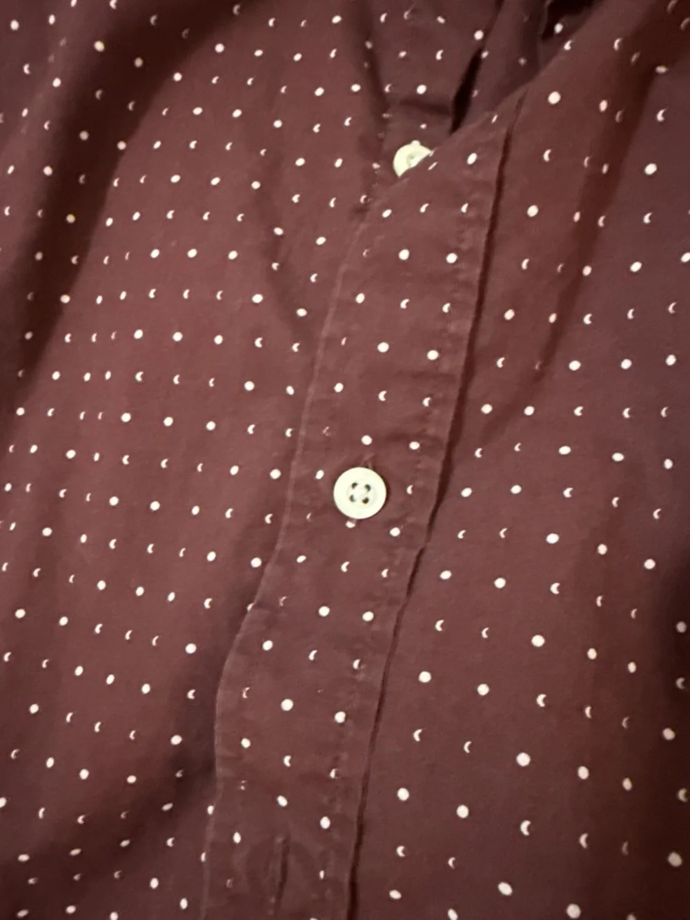 Banana republic Slim fit small men’s dark red button down